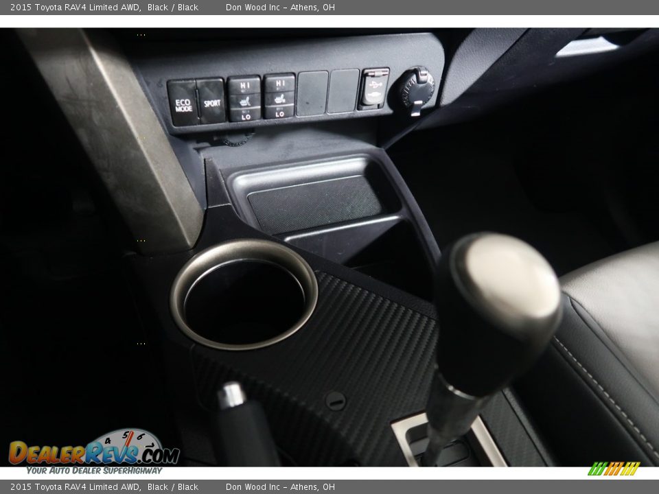 2015 Toyota RAV4 Limited AWD Black / Black Photo #28