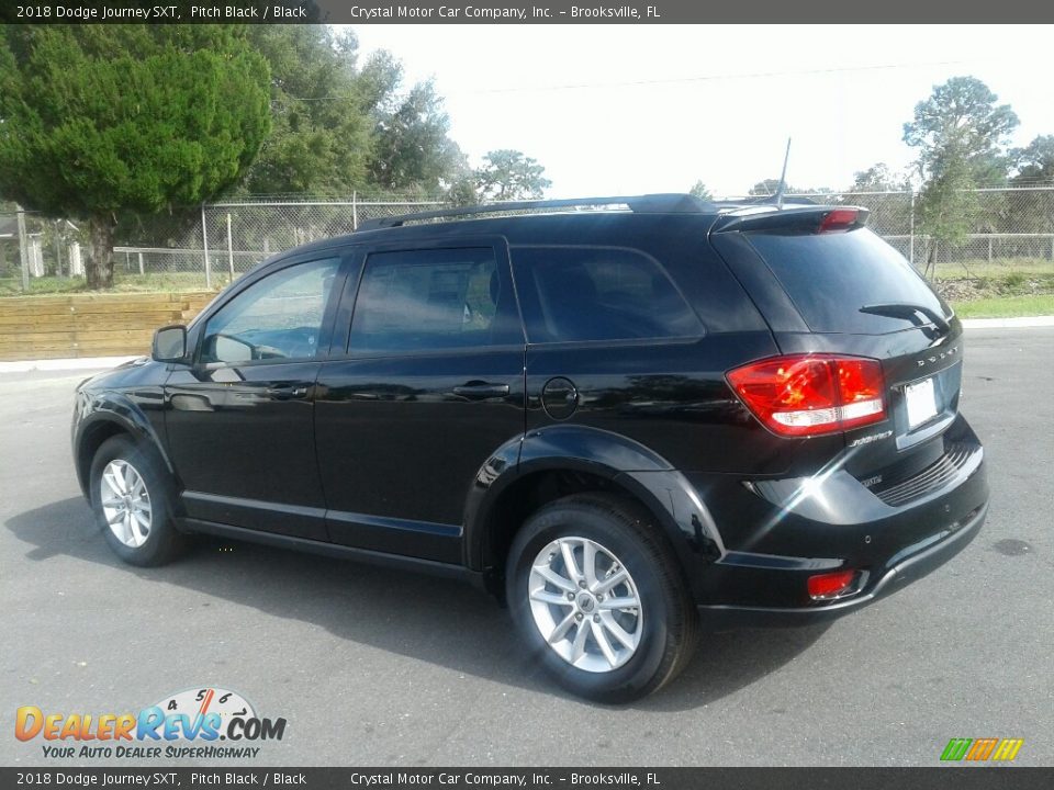 2018 Dodge Journey SXT Pitch Black / Black Photo #3