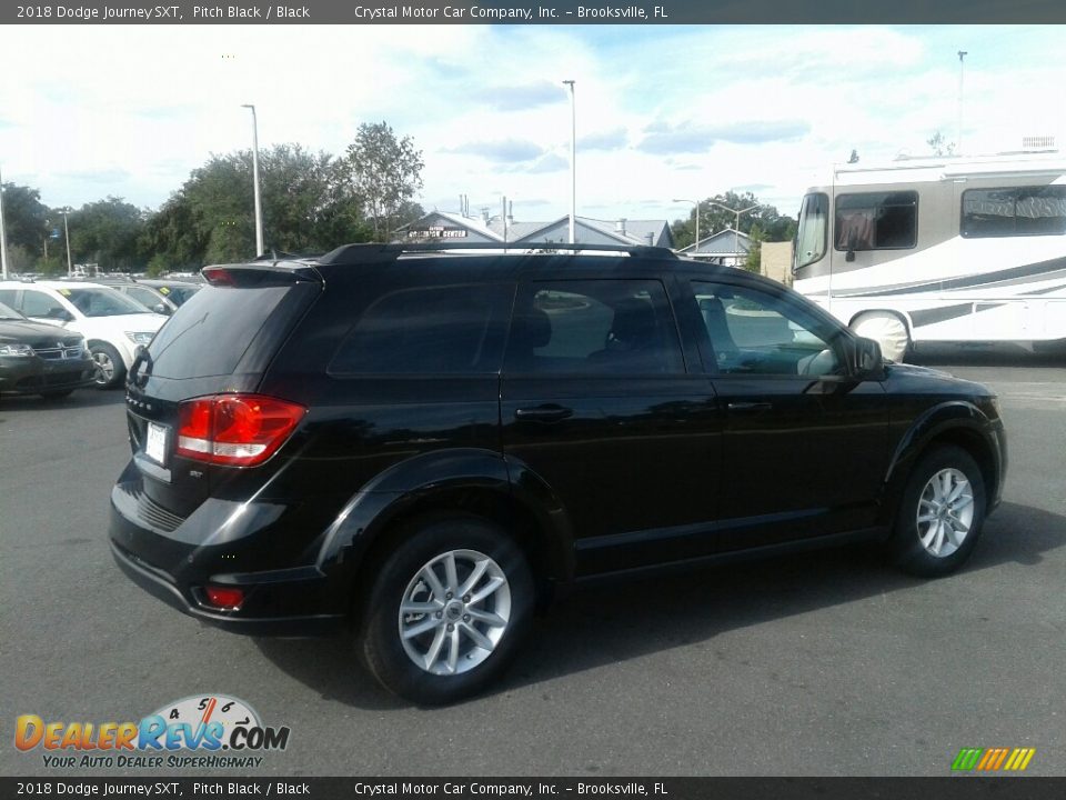2018 Dodge Journey SXT Pitch Black / Black Photo #5