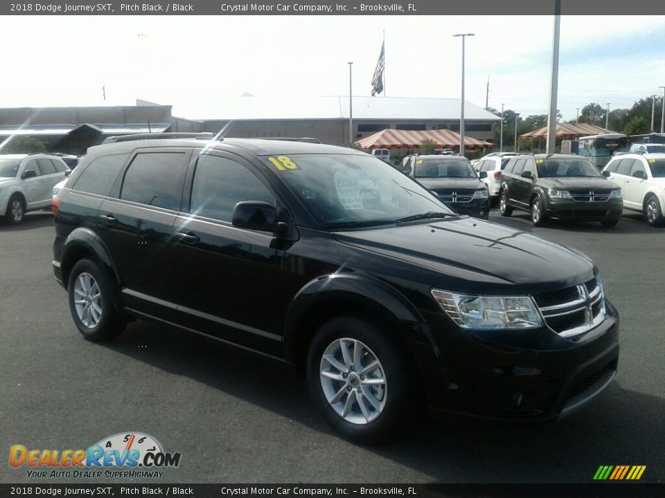 2018 Dodge Journey SXT Pitch Black / Black Photo #7
