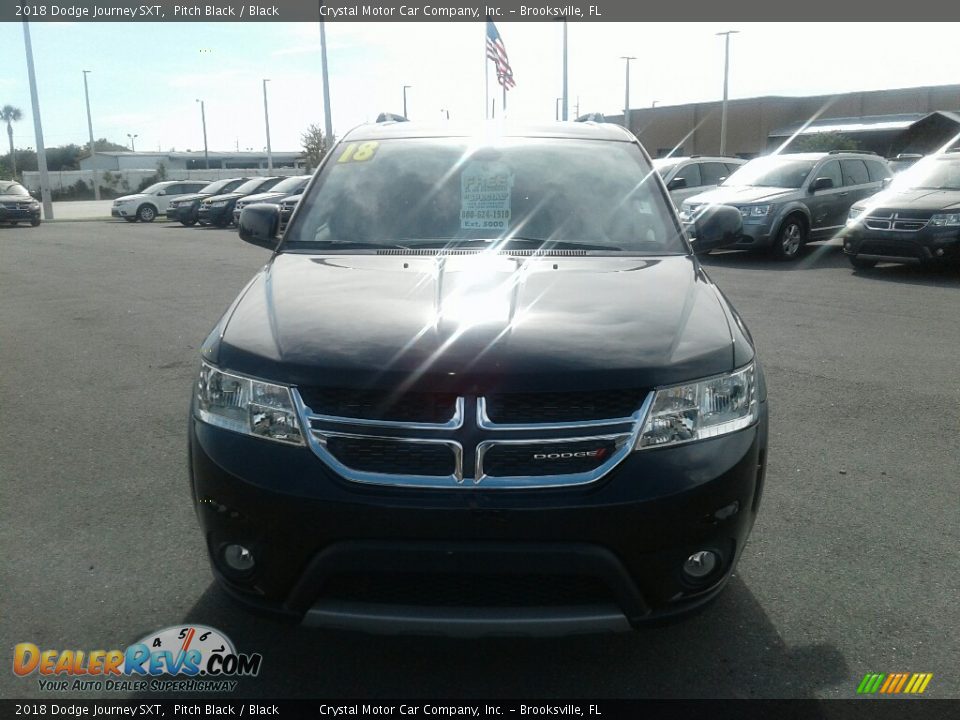 2018 Dodge Journey SXT Pitch Black / Black Photo #8