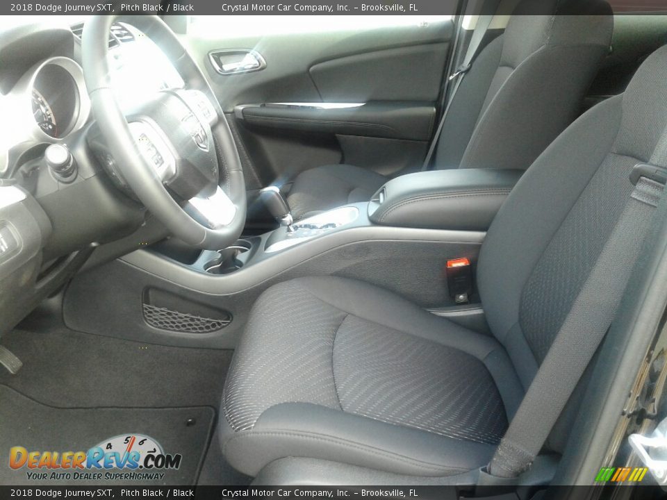 2018 Dodge Journey SXT Pitch Black / Black Photo #9