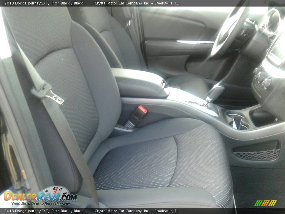 2018 Dodge Journey SXT Pitch Black / Black Photo #12