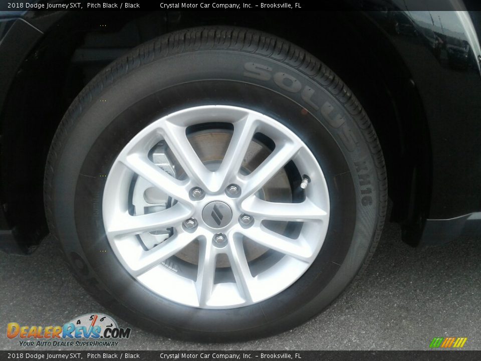 2018 Dodge Journey SXT Pitch Black / Black Photo #20