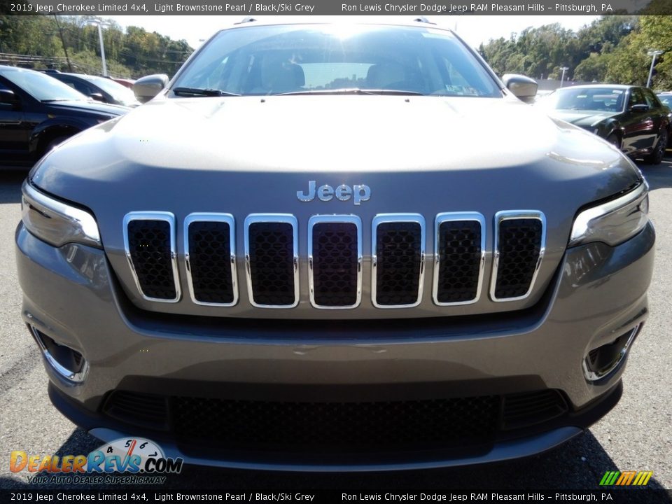 2019 Jeep Cherokee Limited 4x4 Light Brownstone Pearl / Black/Ski Grey Photo #9