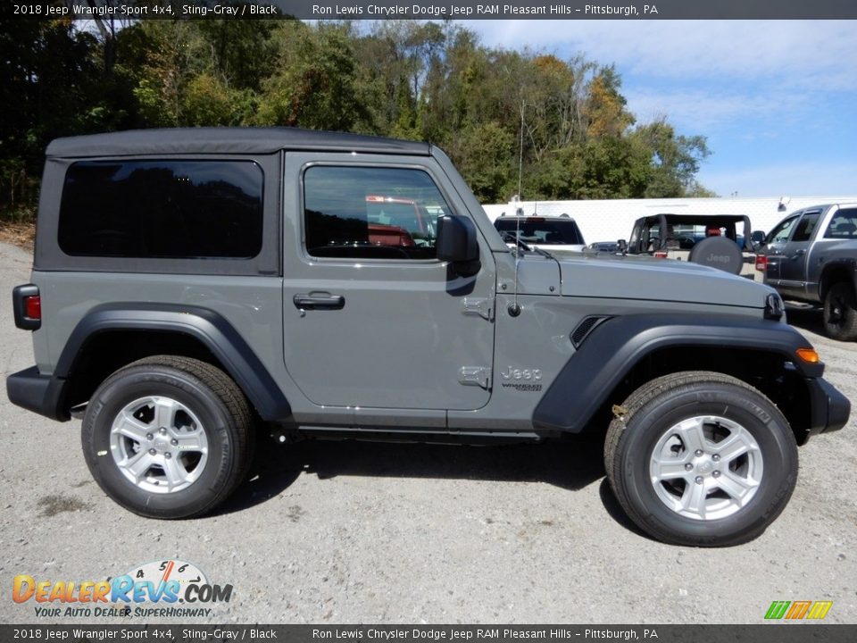 Sting-Gray 2018 Jeep Wrangler Sport 4x4 Photo #7