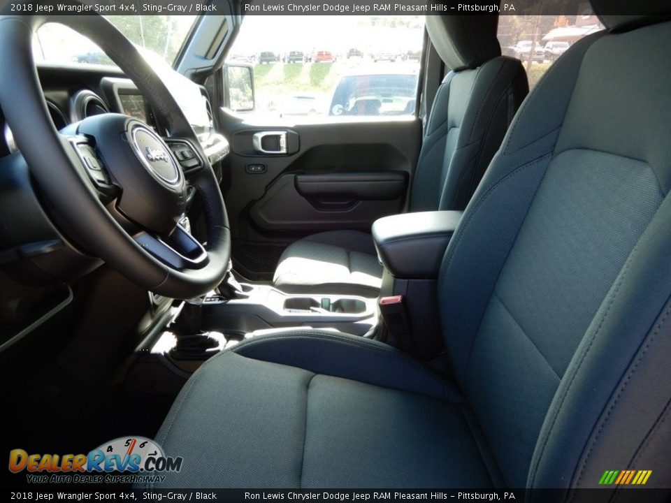 2018 Jeep Wrangler Sport 4x4 Sting-Gray / Black Photo #11