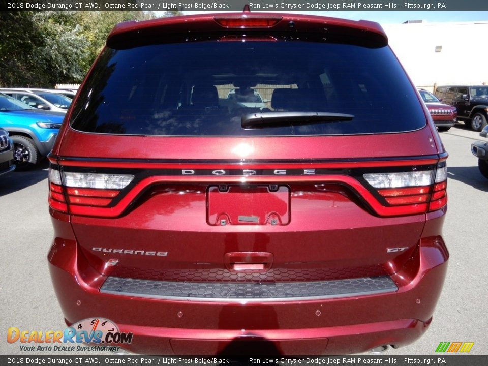 2018 Dodge Durango GT AWD Octane Red Pearl / Light Frost Beige/Black Photo #4