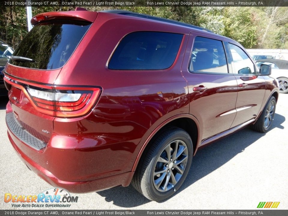 2018 Dodge Durango GT AWD Octane Red Pearl / Light Frost Beige/Black Photo #6