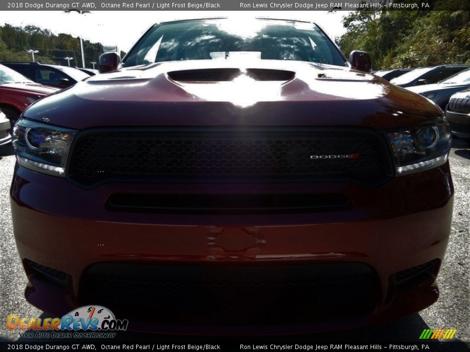 2018 Dodge Durango GT AWD Octane Red Pearl / Light Frost Beige/Black Photo #9