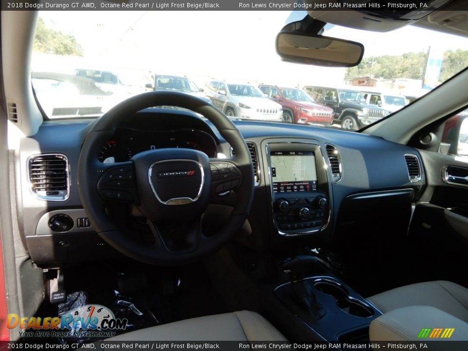 2018 Dodge Durango GT AWD Octane Red Pearl / Light Frost Beige/Black Photo #13