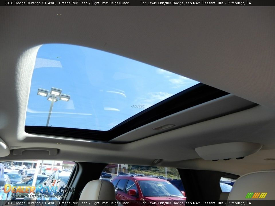 2018 Dodge Durango GT AWD Octane Red Pearl / Light Frost Beige/Black Photo #17