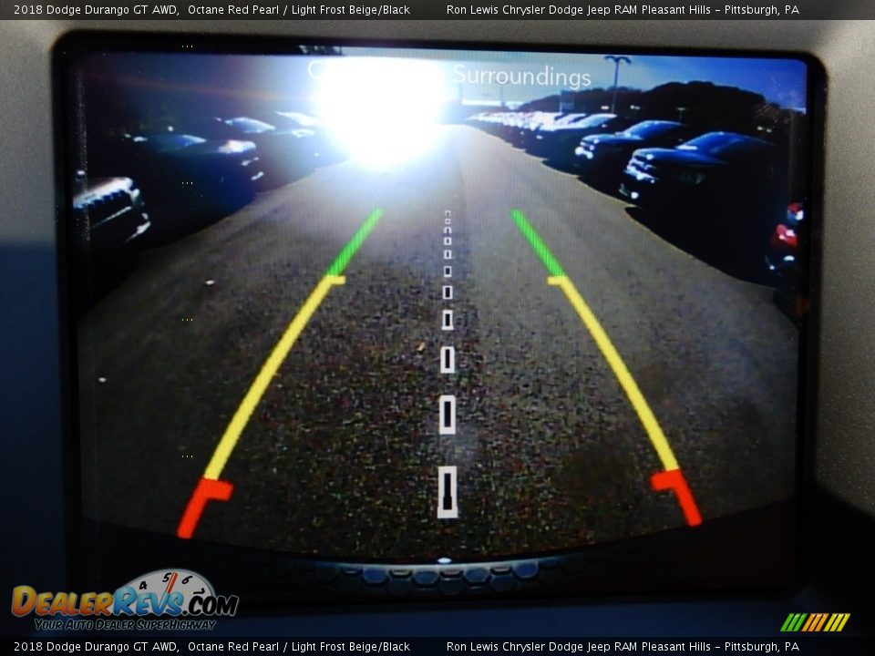 2018 Dodge Durango GT AWD Octane Red Pearl / Light Frost Beige/Black Photo #19