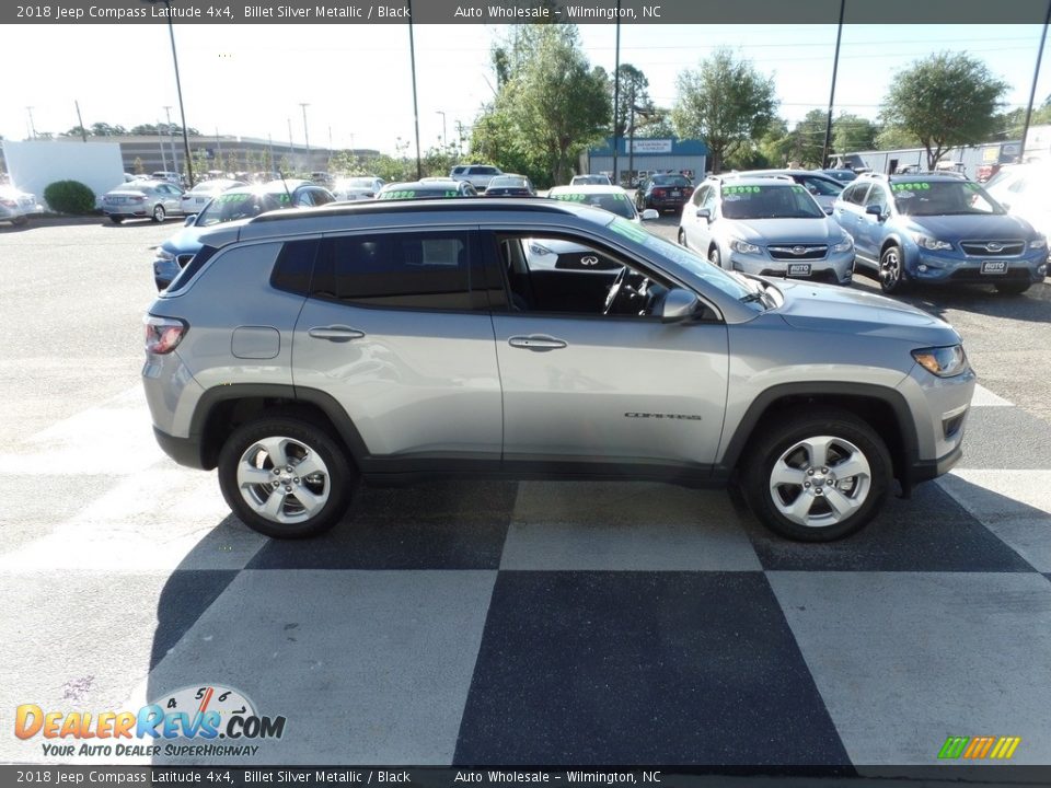 2018 Jeep Compass Latitude 4x4 Billet Silver Metallic / Black Photo #3