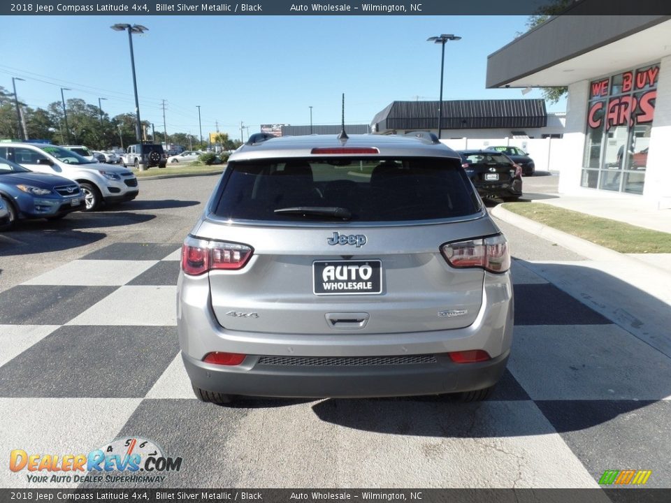 2018 Jeep Compass Latitude 4x4 Billet Silver Metallic / Black Photo #4