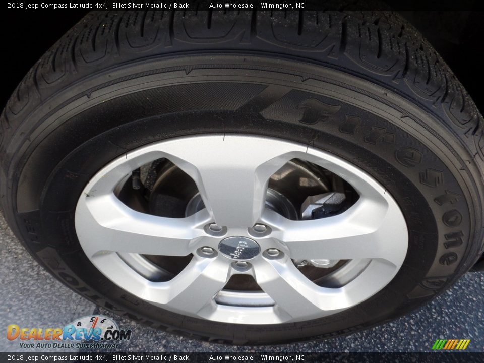 2018 Jeep Compass Latitude 4x4 Billet Silver Metallic / Black Photo #7