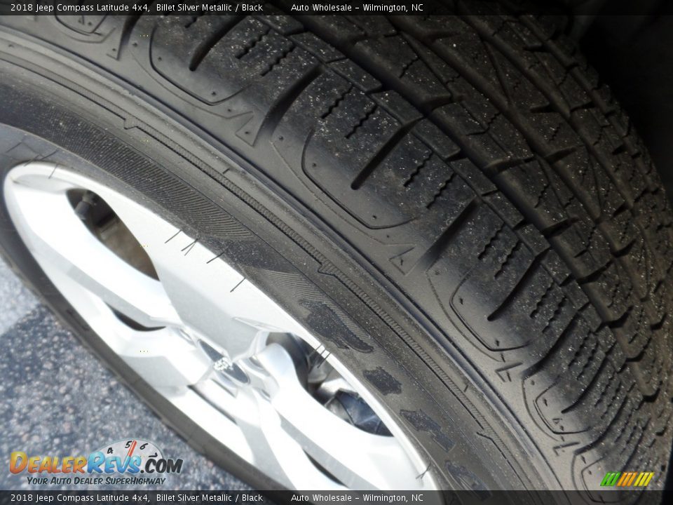 2018 Jeep Compass Latitude 4x4 Billet Silver Metallic / Black Photo #8