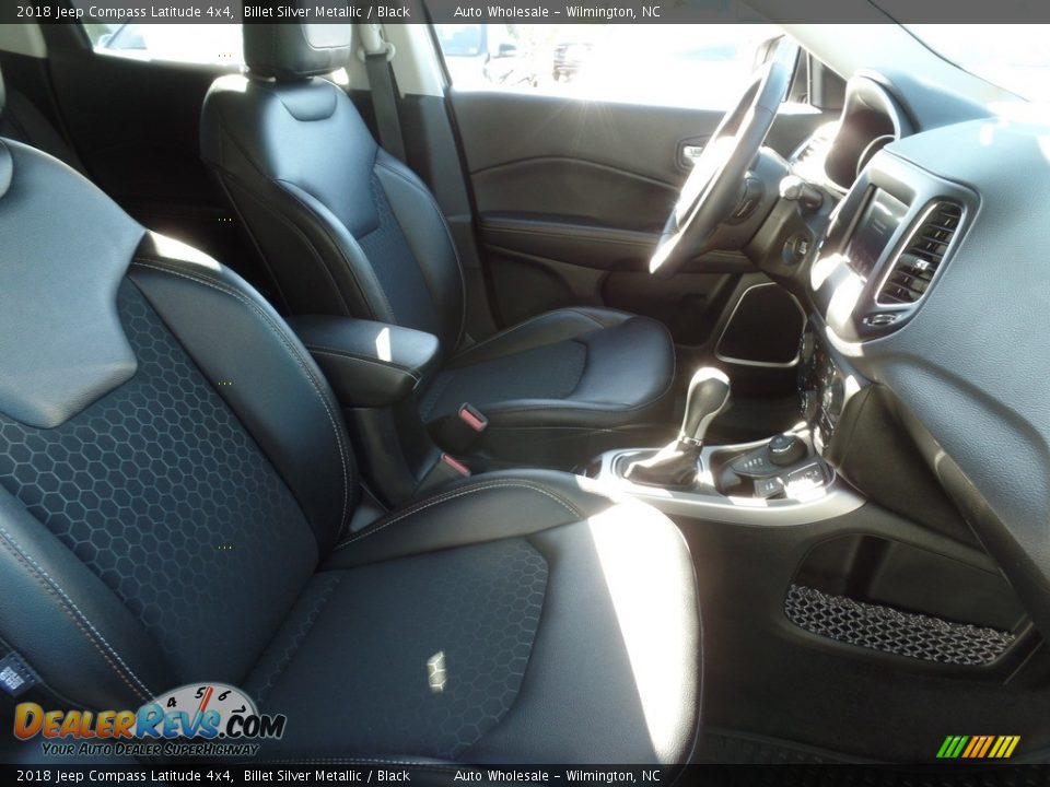 2018 Jeep Compass Latitude 4x4 Billet Silver Metallic / Black Photo #13
