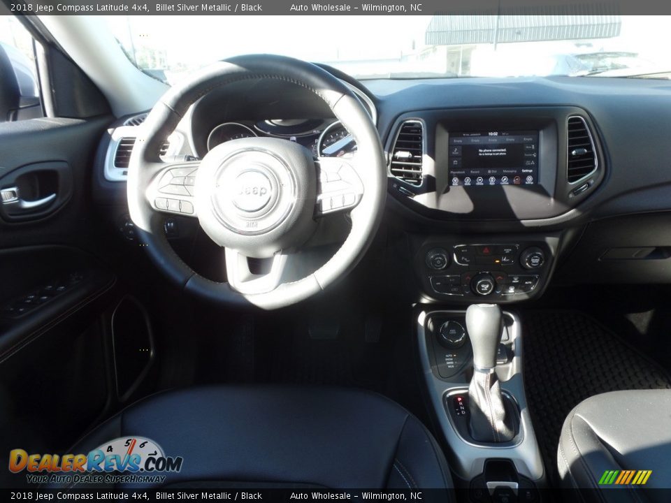2018 Jeep Compass Latitude 4x4 Billet Silver Metallic / Black Photo #15