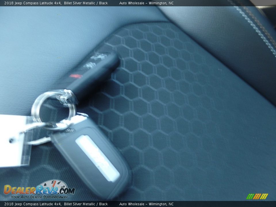 2018 Jeep Compass Latitude 4x4 Billet Silver Metallic / Black Photo #20