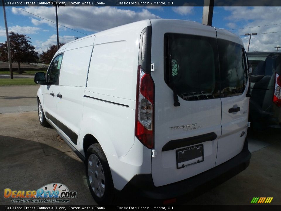 2019 Ford Transit Connect XLT Van Frozen White / Ebony Photo #3