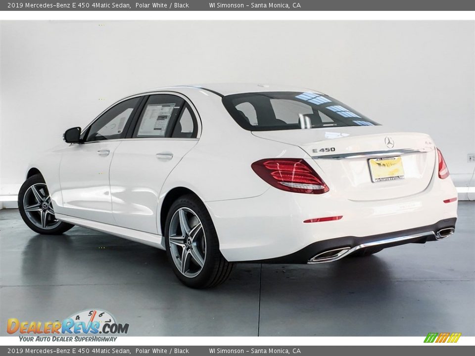 2019 Mercedes-Benz E 450 4Matic Sedan Polar White / Black Photo #2