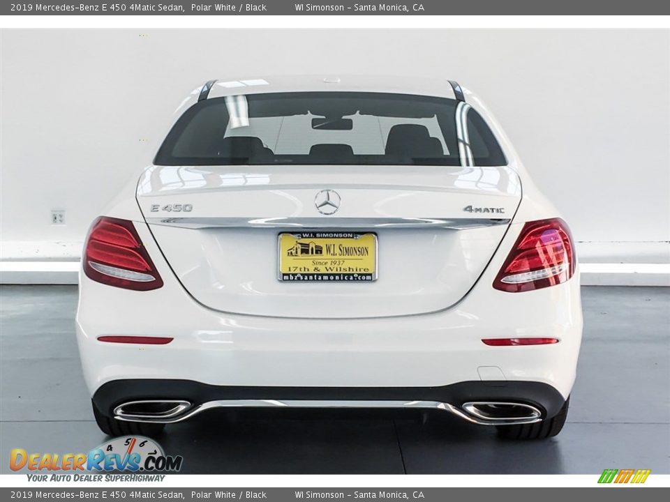 2019 Mercedes-Benz E 450 4Matic Sedan Polar White / Black Photo #3