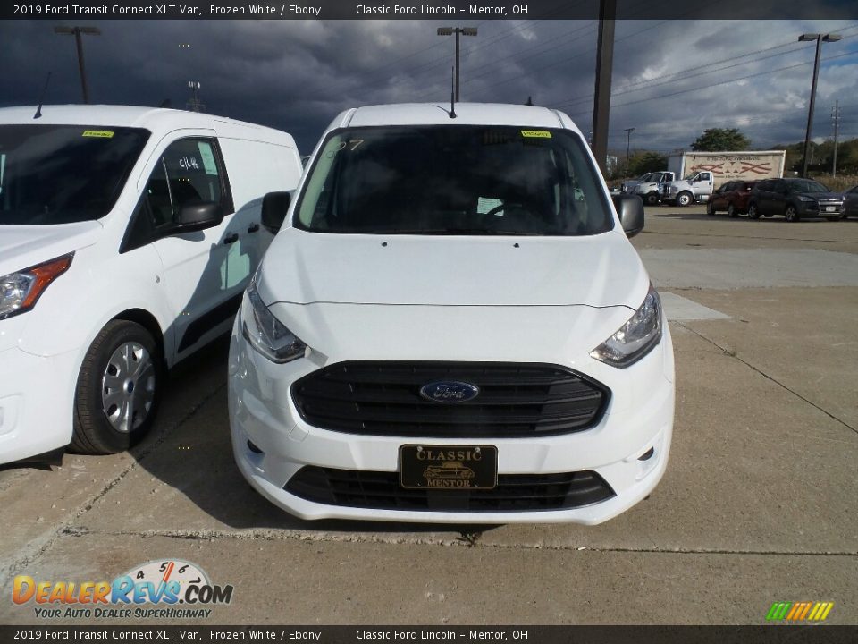 2019 Ford Transit Connect XLT Van Frozen White / Ebony Photo #2