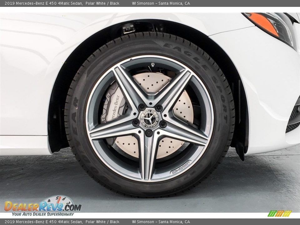 2019 Mercedes-Benz E 450 4Matic Sedan Polar White / Black Photo #9