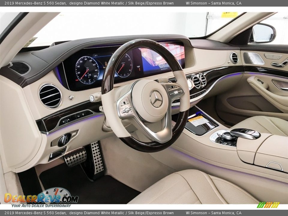 Dashboard of 2019 Mercedes-Benz S 560 Sedan Photo #4