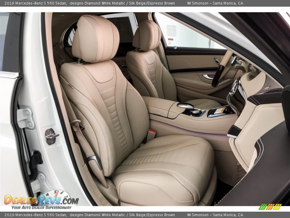 Front Seat of 2019 Mercedes-Benz S 560 Sedan Photo #5