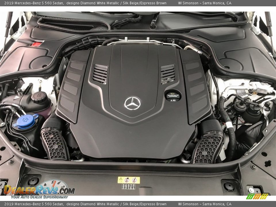 2019 Mercedes-Benz S 560 Sedan 4.0 Liter biturbo DOHC 32-Valve VVT V8 Engine Photo #8