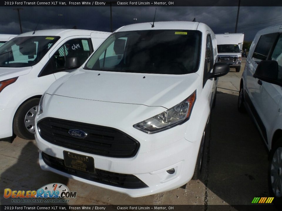 2019 Ford Transit Connect XLT Van Frozen White / Ebony Photo #1