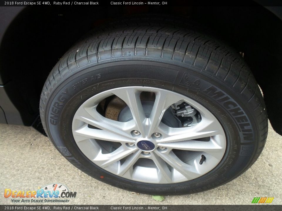 2018 Ford Escape SE 4WD Ruby Red / Charcoal Black Photo #3