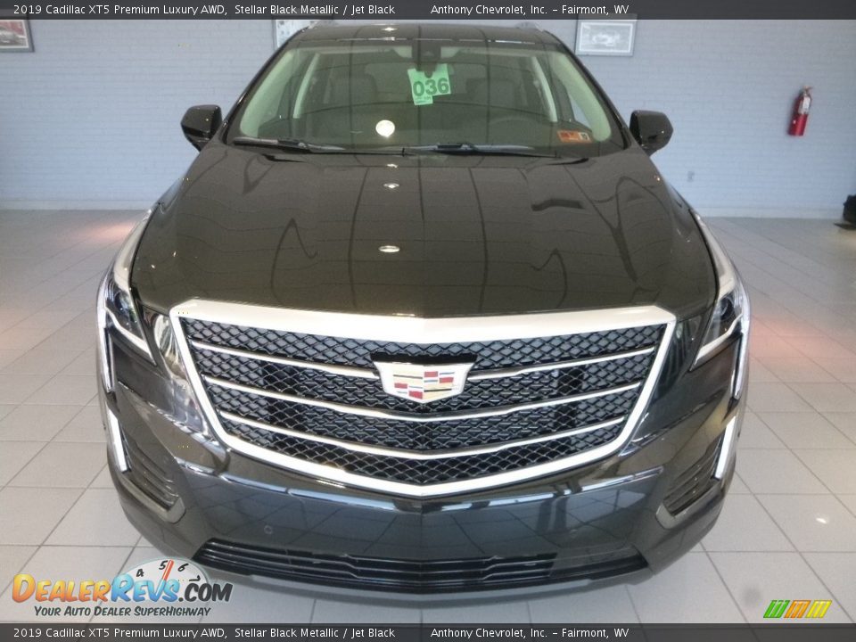2019 Cadillac XT5 Premium Luxury AWD Stellar Black Metallic / Jet Black Photo #9