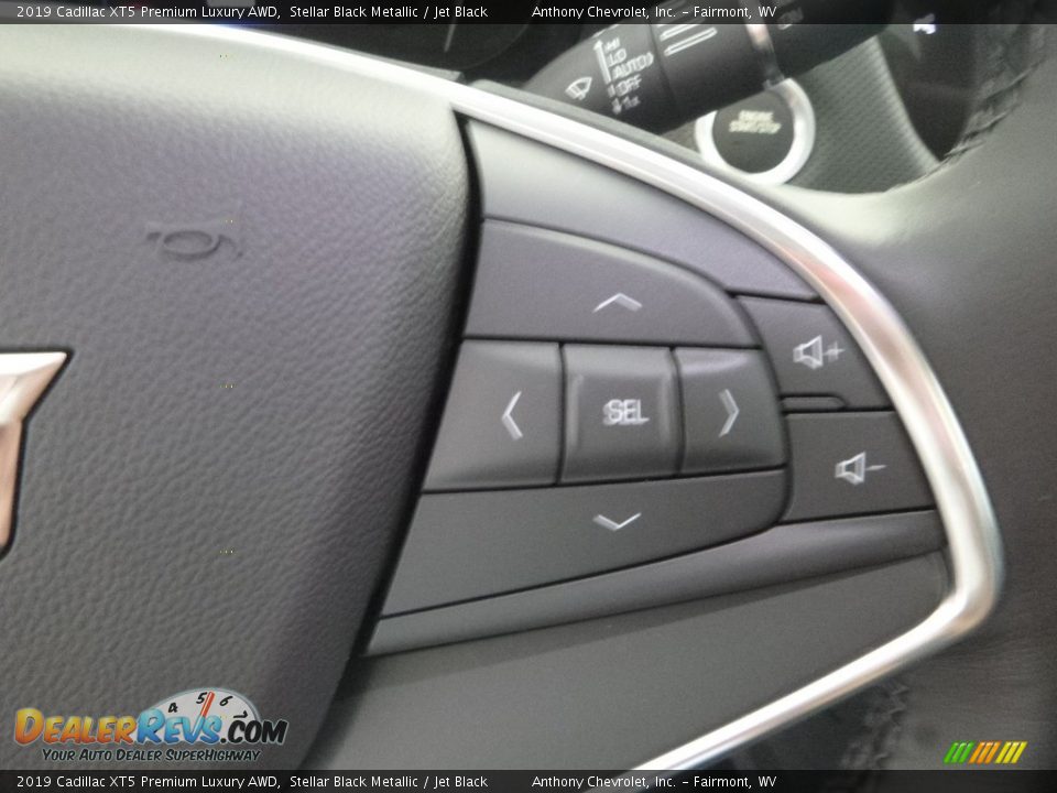 2019 Cadillac XT5 Premium Luxury AWD Stellar Black Metallic / Jet Black Photo #18