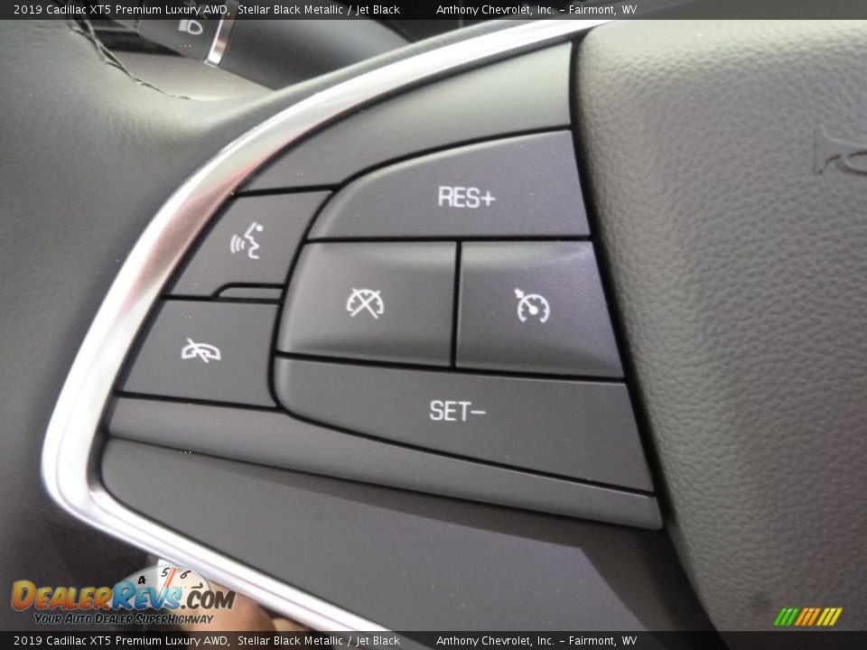 2019 Cadillac XT5 Premium Luxury AWD Stellar Black Metallic / Jet Black Photo #19