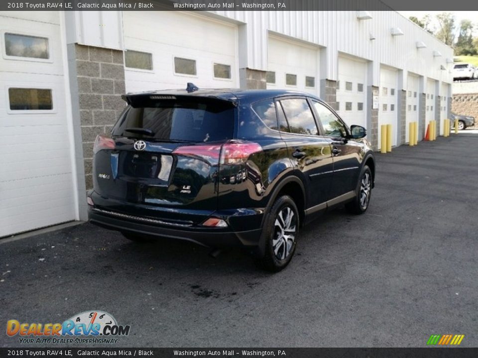 2018 Toyota RAV4 LE Galactic Aqua Mica / Black Photo #3