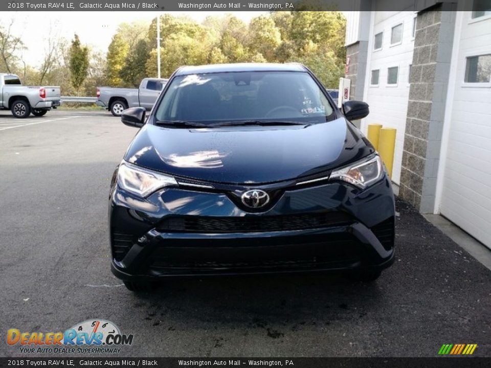 2018 Toyota RAV4 LE Galactic Aqua Mica / Black Photo #6