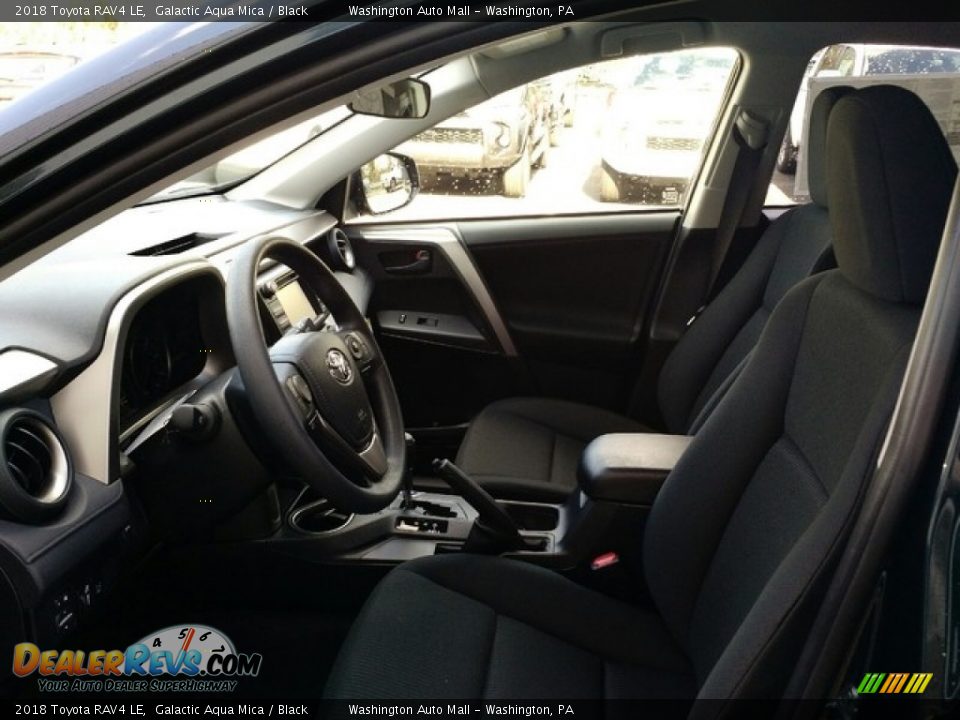 2018 Toyota RAV4 LE Galactic Aqua Mica / Black Photo #9