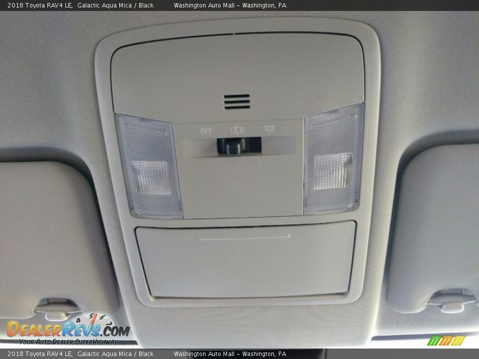 2018 Toyota RAV4 LE Galactic Aqua Mica / Black Photo #14