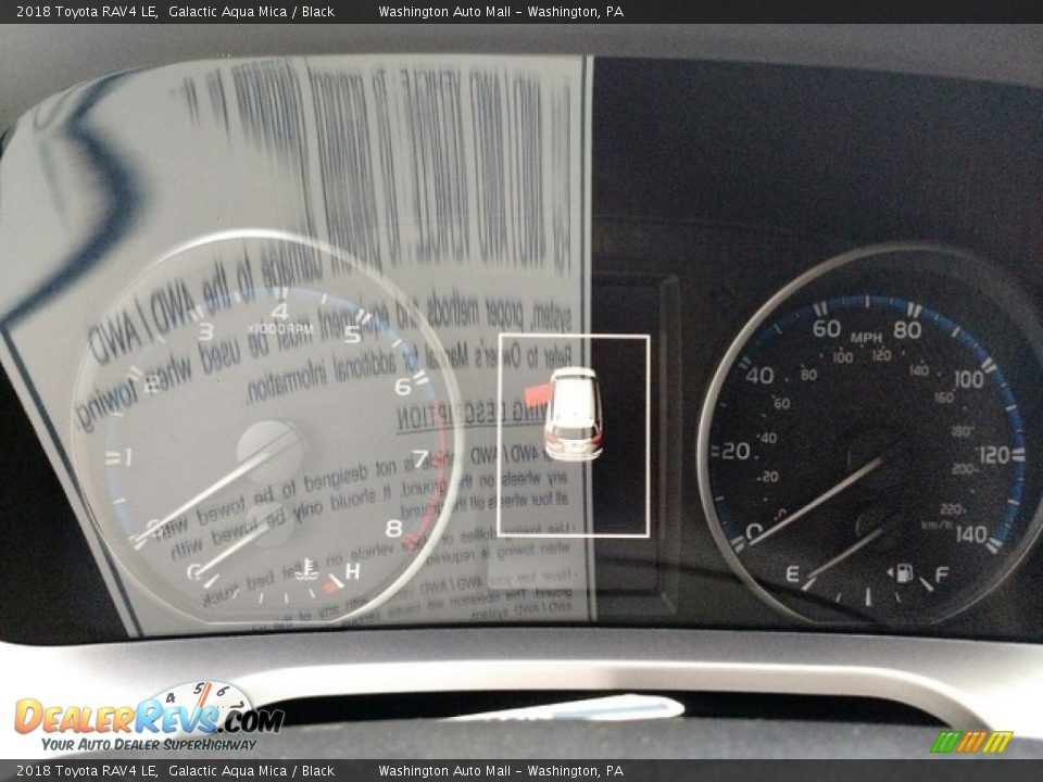2018 Toyota RAV4 LE Galactic Aqua Mica / Black Photo #23