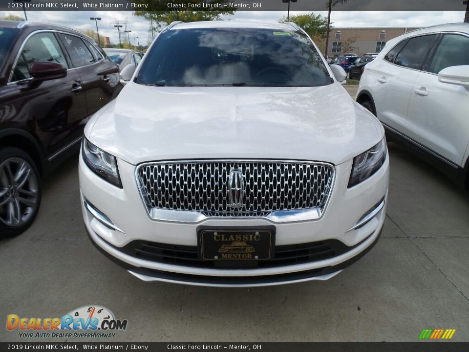 2019 Lincoln MKC Select White Platinum / Ebony Photo #2