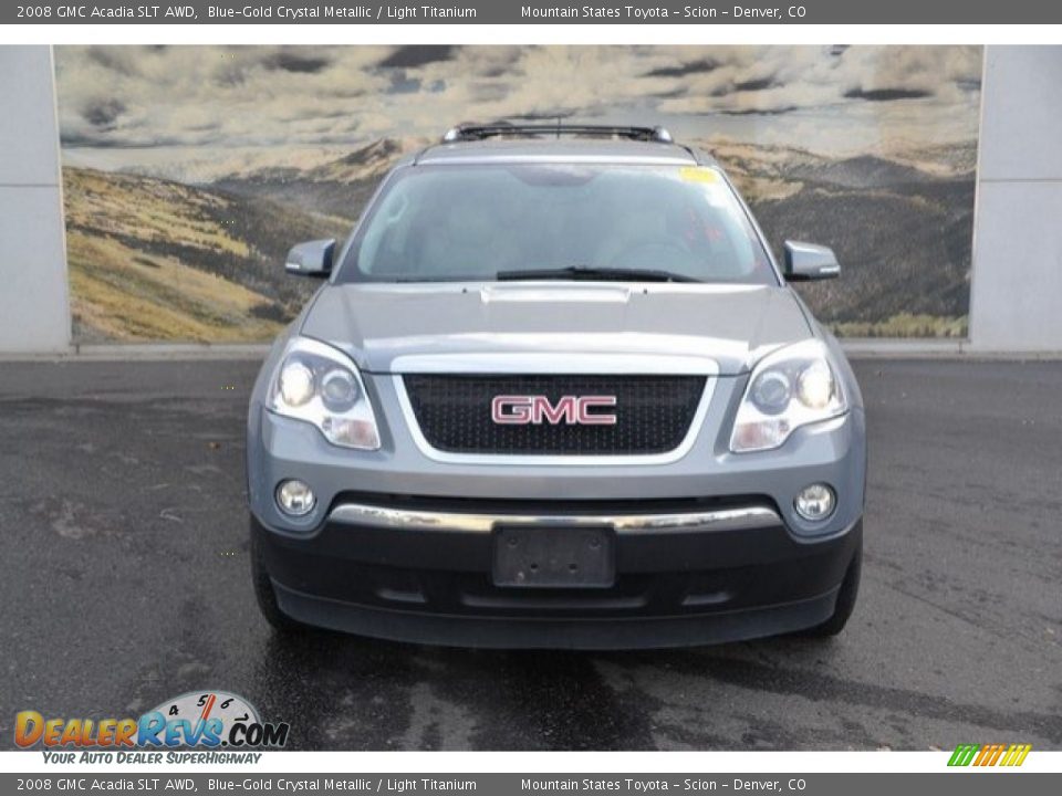 2008 GMC Acadia SLT AWD Blue-Gold Crystal Metallic / Light Titanium Photo #8