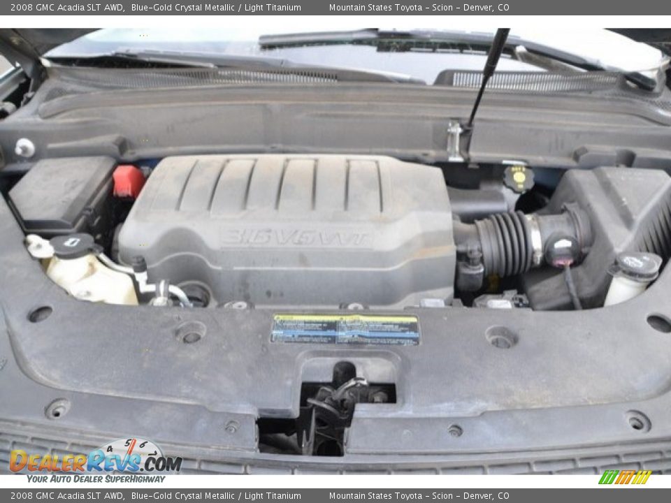 2008 GMC Acadia SLT AWD Blue-Gold Crystal Metallic / Light Titanium Photo #9