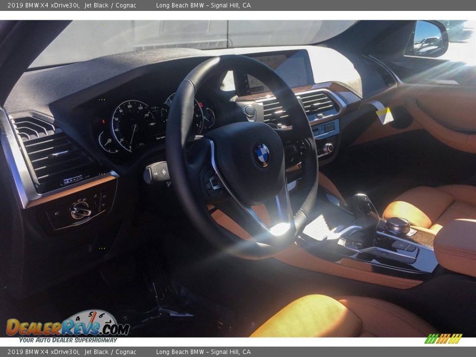 2019 BMW X4 xDrive30i Jet Black / Cognac Photo #4