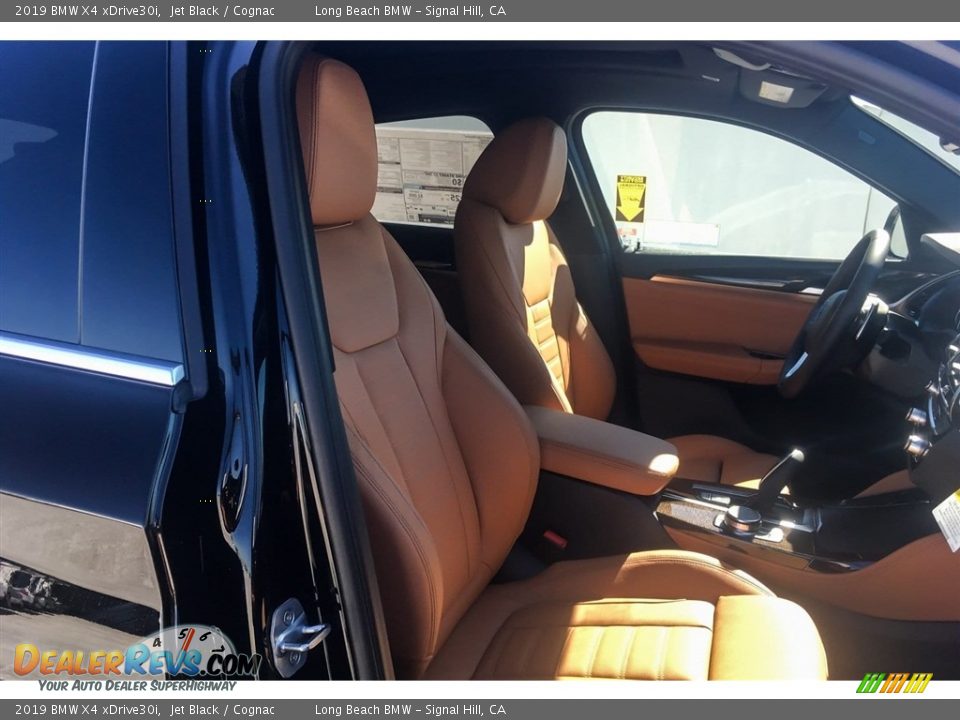 2019 BMW X4 xDrive30i Jet Black / Cognac Photo #5