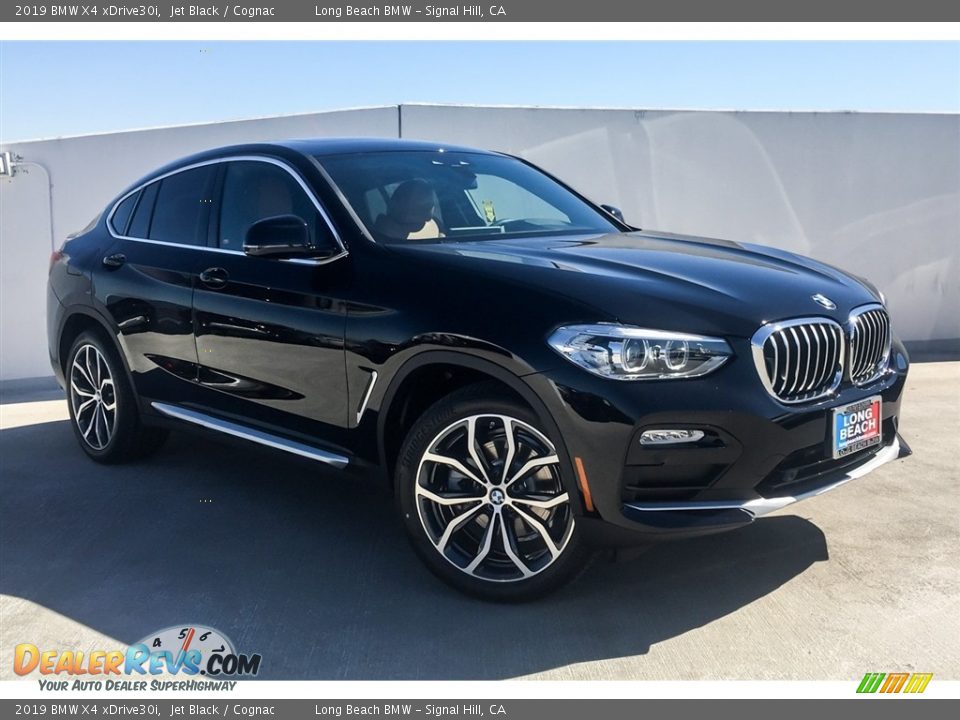 2019 BMW X4 xDrive30i Jet Black / Cognac Photo #12