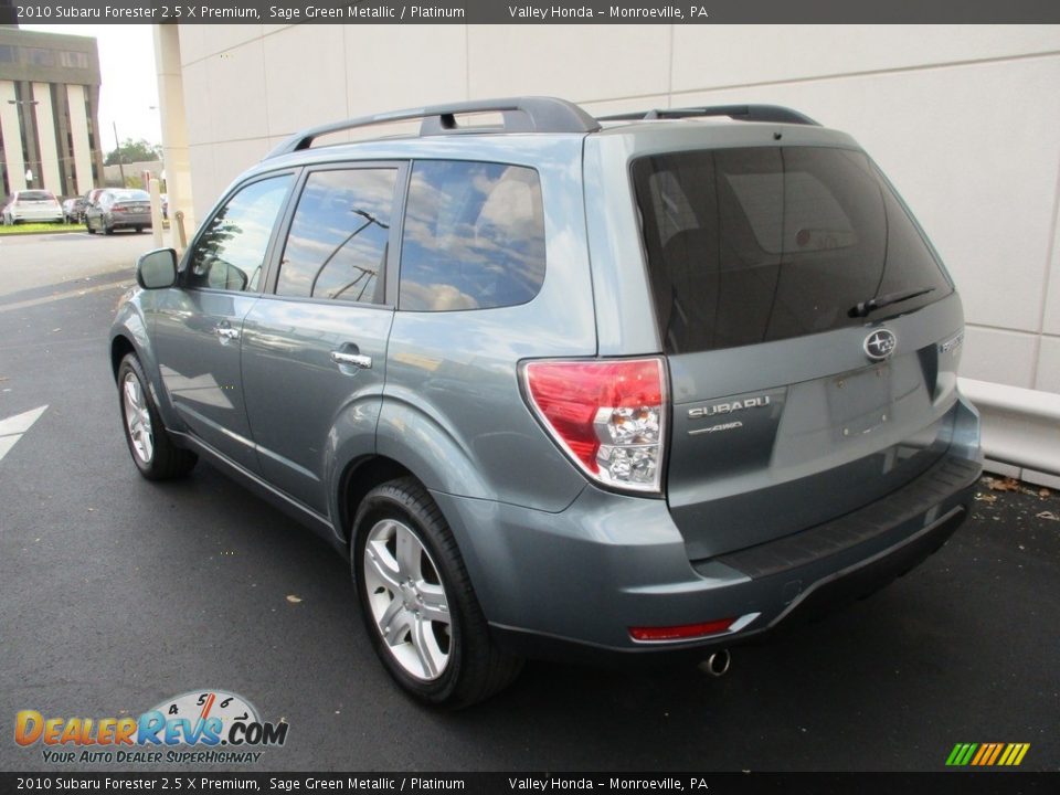 2010 Subaru Forester 2.5 X Premium Sage Green Metallic / Platinum Photo #3