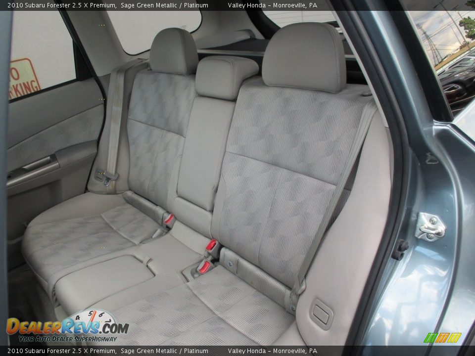 2010 Subaru Forester 2.5 X Premium Sage Green Metallic / Platinum Photo #14